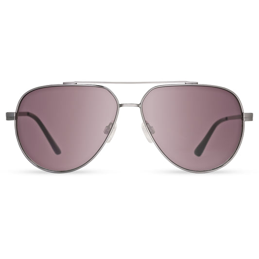 Front view Bloc Jersey FJ1 Sunglasses – Gunmetal Grey Green Grad Cat 3