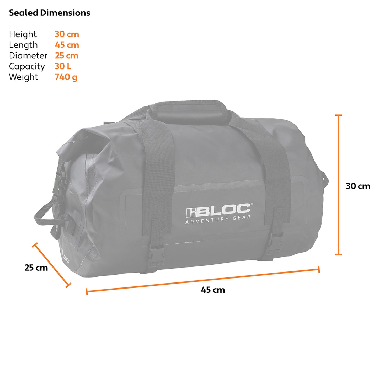 DUFFLE BAG GREEN 30L