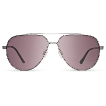 Front view Bloc Jersey FJ1 Sunglasses – Gunmetal Grey Green Grad Cat 3