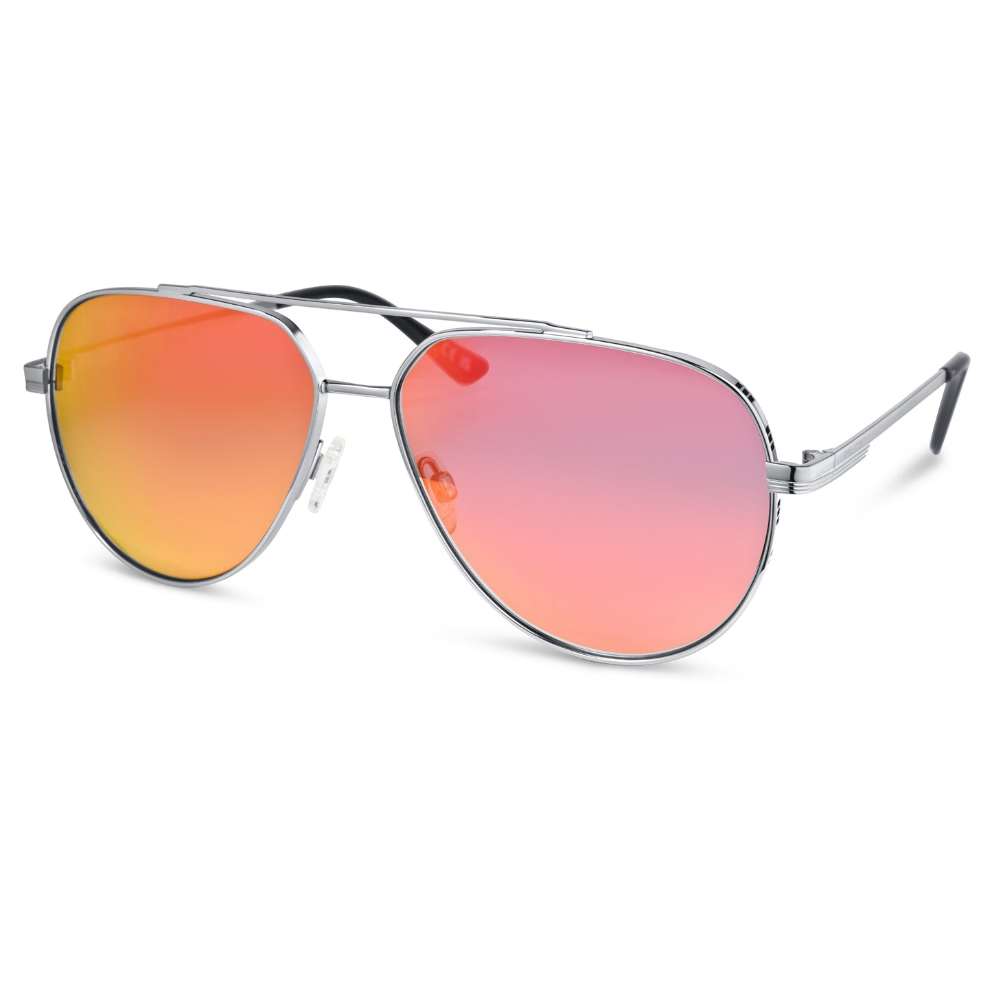 Bloc Jersey FJ2 Sunglasses – Silver Red Mirror Cat 3