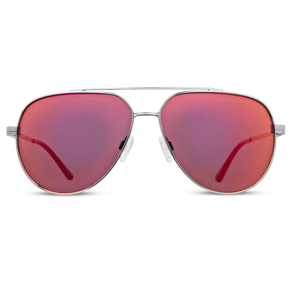 Bloc Jersey FJ2 Sunglasses – Silver Red Mirror Cat 3