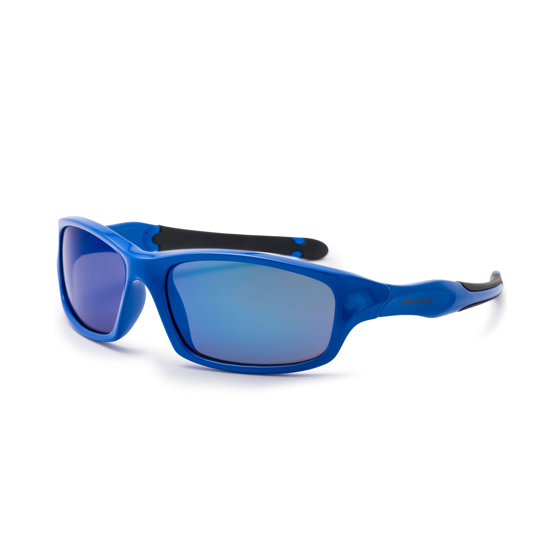 Bloc Junior Spider J26 Sunglasses – Shiny Blue Blue Mirror Cat 3