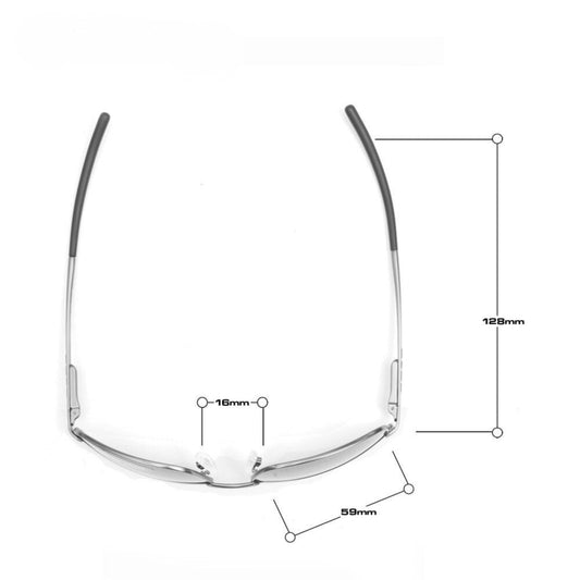 Square Polarised P135 Sunglasses