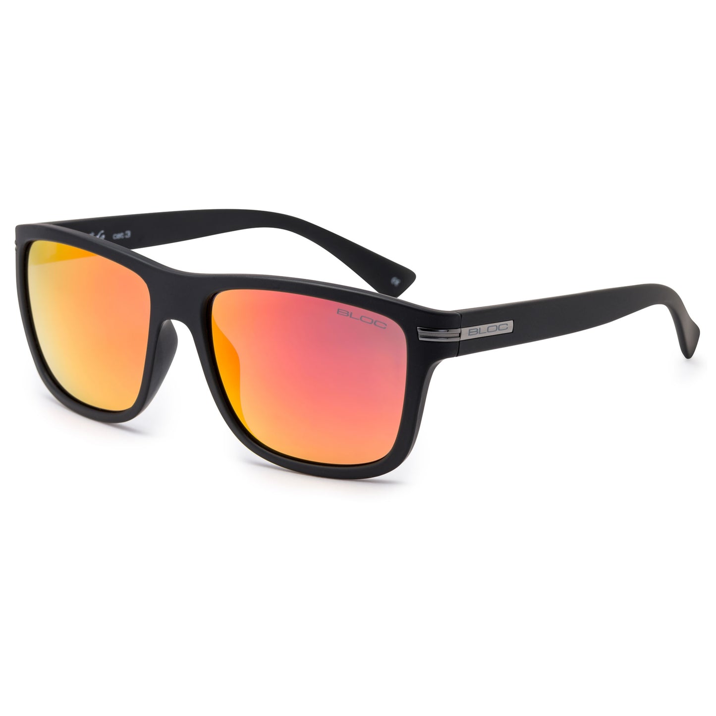Bloc Tide XMR620 Sunglasses – Matt Black Red Mirror Cat 3