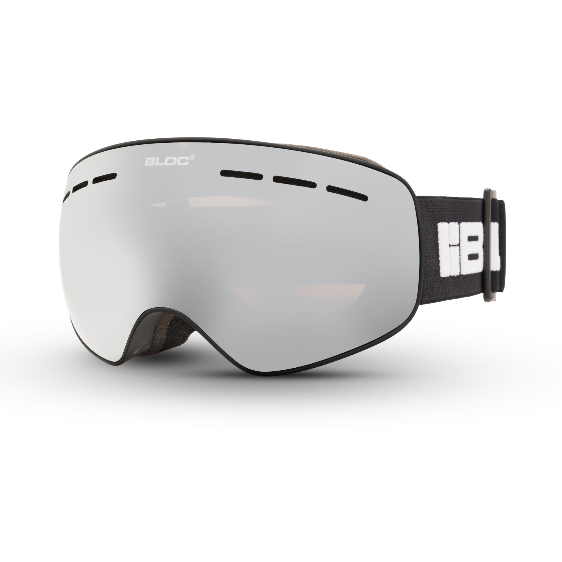bloc ski goggles Bloc Small Fit Moon JM825 Ski Goggles – Photochromic Silver Mirror 1-3 – Bloc Eyewear