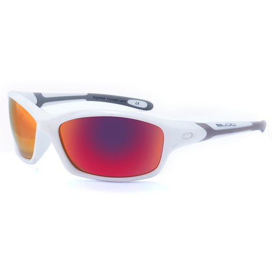 Bloc Daytona XWR60 Sports Glasses – Shiny White Red Mirror Cat 3