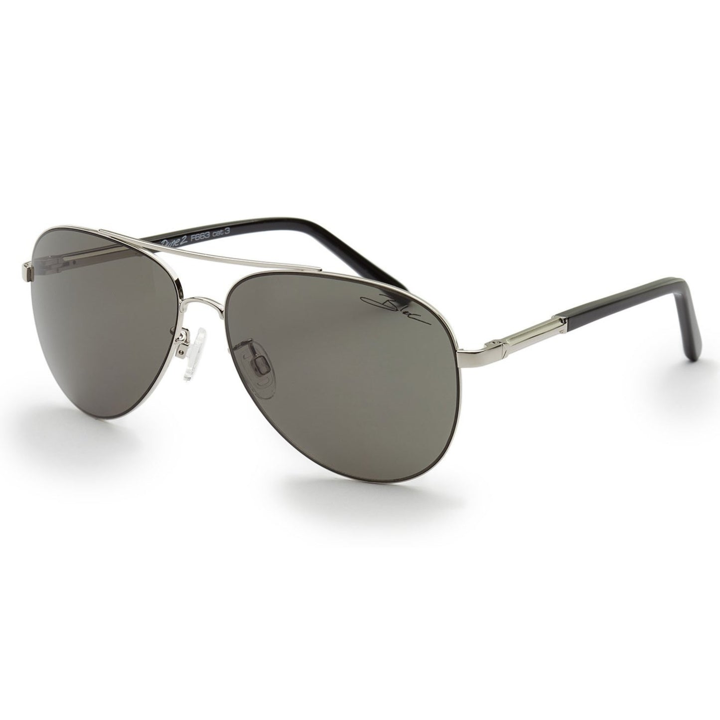 Bloc Dune F663 Fashion Aviator Sunglasses – Silver Grey Cat 3