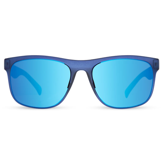 Bloc Elba F996 Sunglasses – Matt Blue Blue Mirror Cat 3