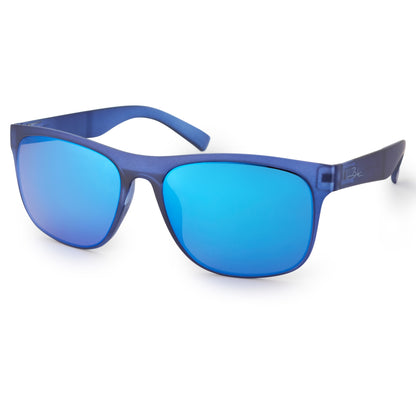 Bloc Elba F996 Sunglasses – Matt Blue Blue Mirror Cat 3