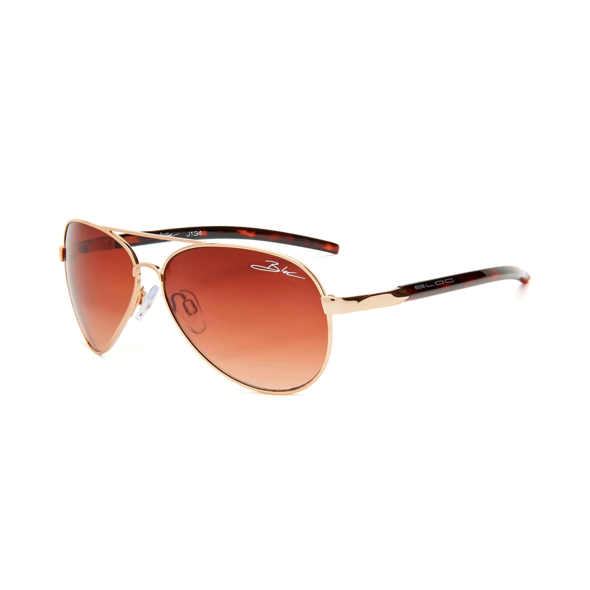 Bloc Junior Hurricane J134 Sunglasses – Gold Brown Grad Cat 3