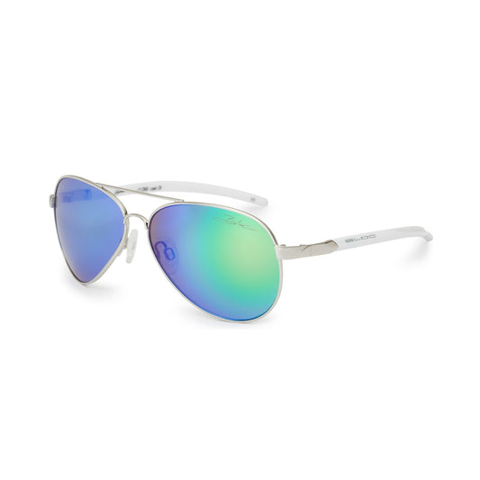 Bloc Junior Hurricane J139 Sunglasses – Silver Green Mirror Cat 3