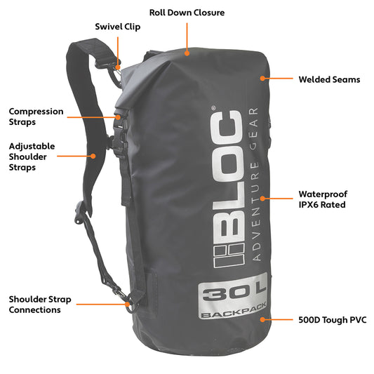 BACK PACK YELLOW 30L